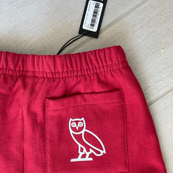 OVO x NBA MIAMI HEAT FLEECE SWEAT PANTS - Picture 3 of 4